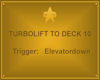 Turbolift to Deck10 sign