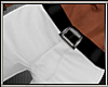 N*White Pants With Belt
