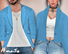 H* Couple Blue Blazer/F