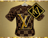 LV chocolate shirt
