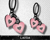 L: Heart Earrings M P 