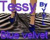 Tessy Bleu Velvet