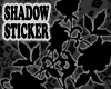 Shadow Roses Sticker