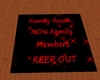 [L] Family room sign