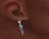Males Silver Earrings