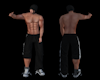 Raised leg suit black