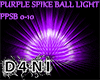 Purple Spike Ball Light