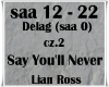 Say You'll Never -Ross 2