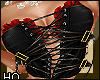 BLK  VDAY CORSET SHORTSE