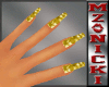Electric Gold Nails