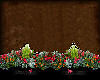 Wall with flowers