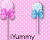 iY Blue Lollipop Sticker