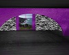 zebra print/purple room