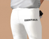 WHITE ESSENTIAL JOGGERS