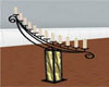 Gold base Candle Arch