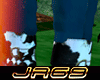 (JA69) Cow  Boots B/N