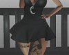 Silver moon black dress