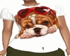camiseta dog woman