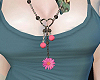 long flower necklace
