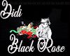 Top Black Rose Girl