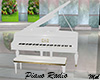 White Radio Piano