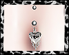 dripping heart bellyring
