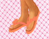 |D| Peach Sandals
