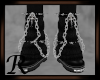 Goth Chain Boots Black