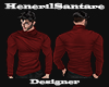 HS-Red Turtle Neck M