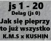 Jak sie piepszy to juz..