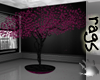 Pink Animated Leafs Tree