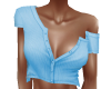 A#Off Shoulder Turquoise