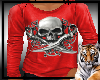 Skull and Sword Red