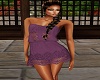 Crochet Dress-Purple