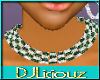 DJL-Necklace Emerald Dim
