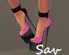 Black/Pink Heels
