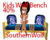 Kids Wolf Bench