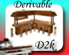 D2k-Derivable bar 9 seat