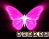 Flying pink Butterfly