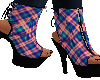 Lively Summer Plaid Boot