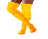 Yellow platform boots UA