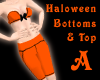 [A] Halloween top/bottom