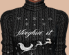 E* Black Holiday Sweater