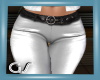 GS White Leather Pants