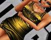 gold mini dress