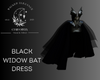 Black Widow Bat Dress