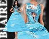 B1l Blue Butterfly Dress