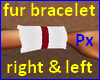 Px Santa fur bracelet   
