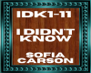 sofia carson IDK1-11