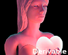 Woman Heart Statue